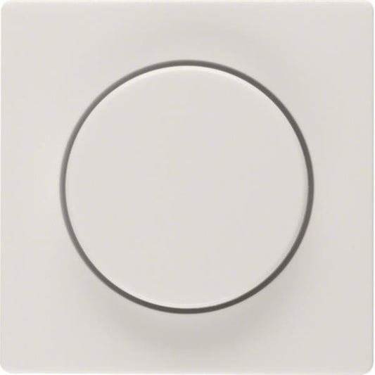 BER Q1 Dimmer-Abdeckung für     11376089    Drehdimmer polarweiss samt