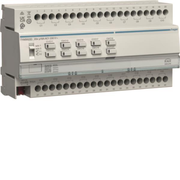 Hager Schalt-/Jal.akt.20/10f    TYMS620D KNX Secure 16A