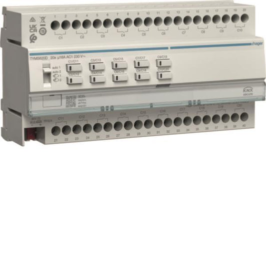 Hager Schalt-/Jal.akt.20/10f    TYMS620D KNX Secure 16A
