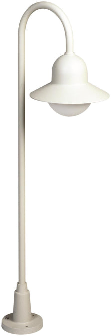 ALBERT Wegeleuchte Aluguss weiß   682005       E27 75W H=1200mm IP44