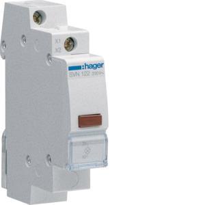 Hager LED Leuchtmelder rot        SVN122 230VAC 1PLE