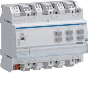 Hager Binäreingang 6fach          TXA306 universal REG KNX