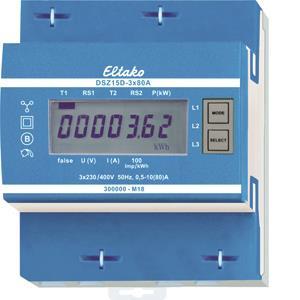 Eltako Drehstromzähler  DSZ15D-3x80A MID (V) MID geeicht 3x80A           28380015
