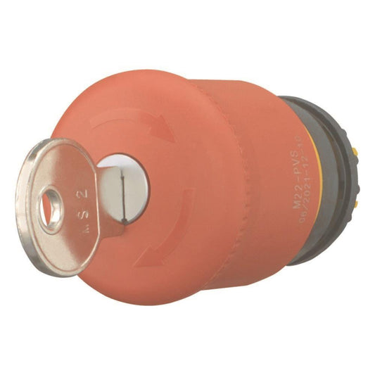 EATON M22-PVS NOT-HALT/AUS-Taste  216879 d38mm Schließung MS1 unbeleuchtet 216879