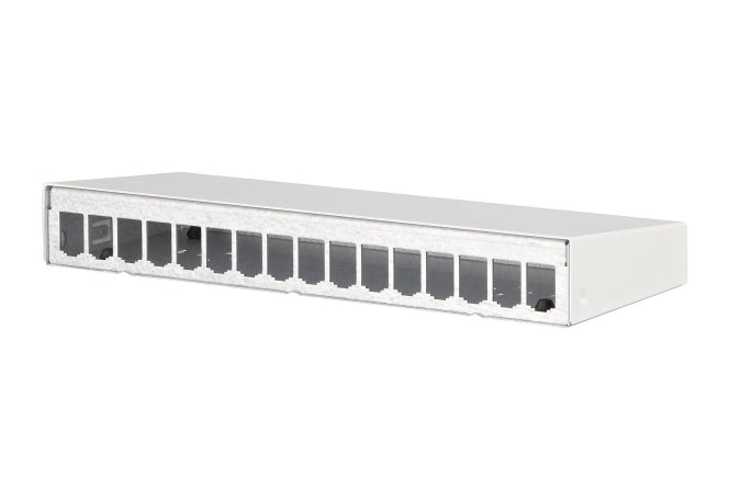 Metz E-DAT Modul 16er      130861-1602-E    AP Gehäuse rw RAL 9010 unbestückt