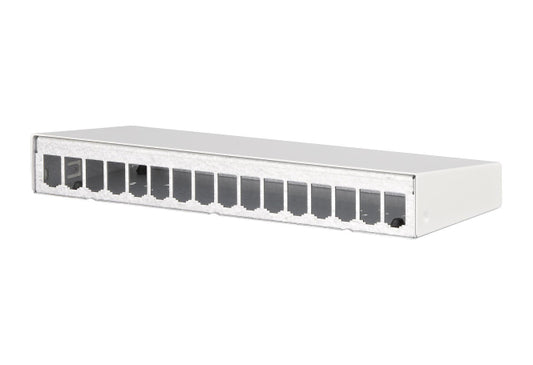 Metz E-DAT Modul 16er      130861-1602-E    AP Gehäuse rw RAL 9010 unbestückt