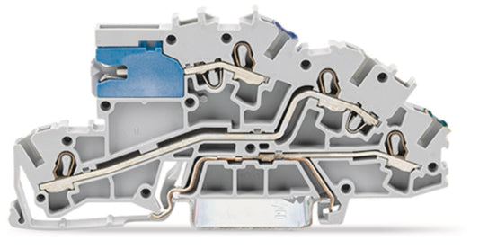 WAGO 2003-7641 Installationsetagen-      klemme,mit N-Trennschlitten,NT/L/PE,grau