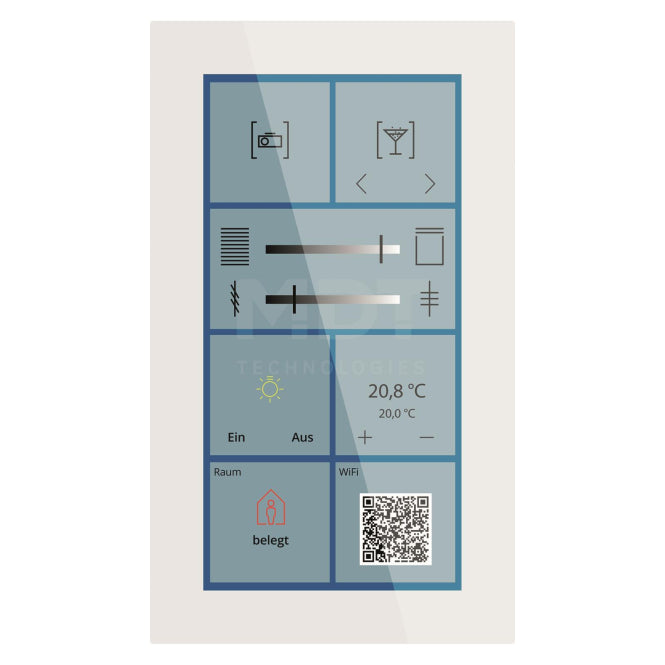 MDT BE-GTSP6TW.01S Glas Touch Smart Plus 6Zoll Secure Weiß