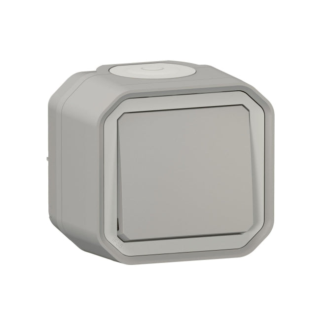 Legrand 069716L Plexo New FRAP IP44      Kreuzschalter grau 10A