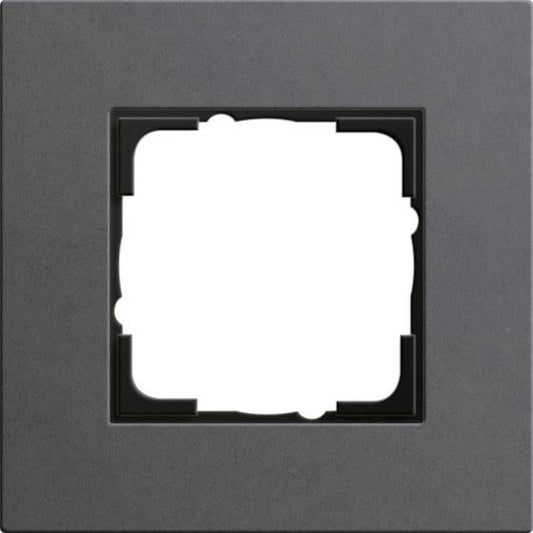 GIRA 0211226 Abdeckrahmen 1fach Esprit   Linoleum-Multiplex Anthrazit