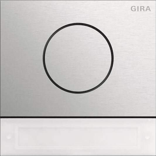 GIRA 5569920 Türstationsmodul IBN-Taste  System 106 Edelstahl
