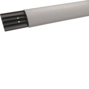 Hager Aufbodenkanal         SL1807507030 m.4Kammern PVC 18x75mm steingrau