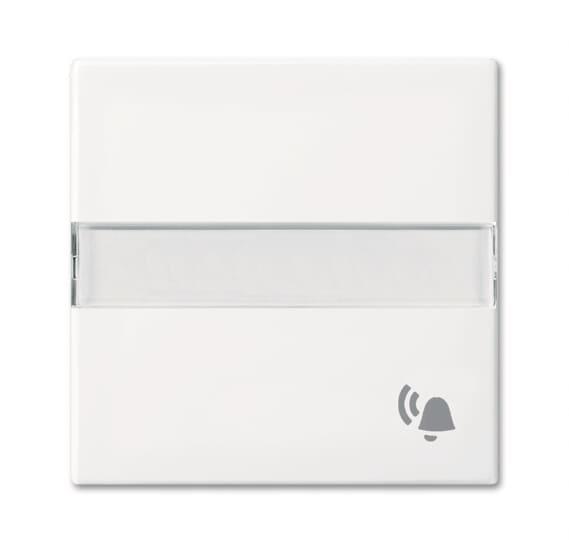 BJ balance SI Wippe mit    2506 N/KI-914   mit Schriftfeld und Klingel alpinweiß