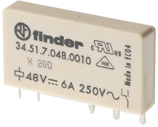 Finder Steck/Printrelais                 34.51.7.024.0000 1W 6A 24VDC