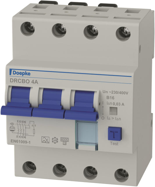 Doepke Doepke      DRCBO 4 B16/0,03/3N-A FI-/LS-Kombination 3p+N 16 A 09945104