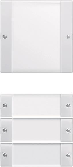 GIRA 213403 Wippenset 4fach (1+3) BSF    System 55 Klar/Reinweiß glänzend