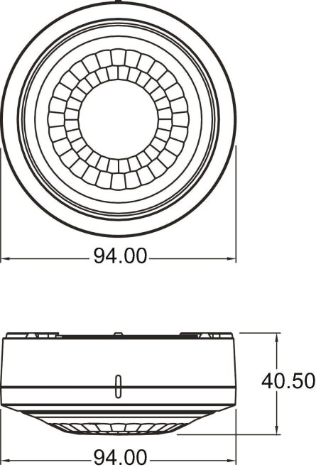 Theben        LUXA 103 S360-100-12 AP WH Präsenzmelder Deckenmontage AP 1030062