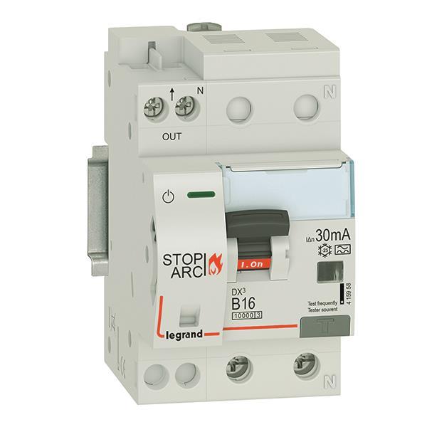 Legrand 415958 DX3 AFDD Brandschutz-     schalter Fi/LS B16A 1P+NR 10kA 30mA