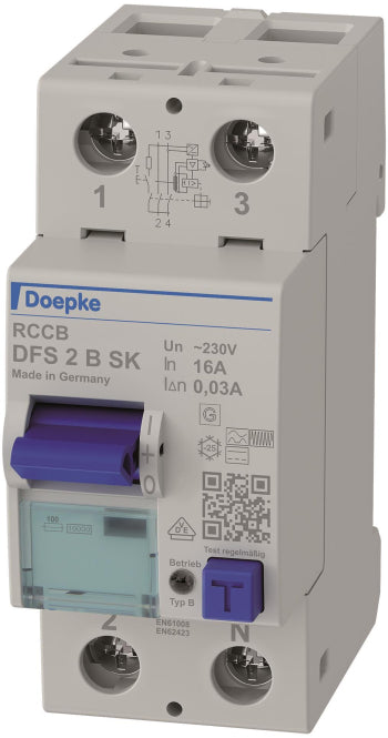 Doepke              DFS2 016-2/0,03-B SK Fehlerstromschutzschalter 2p 16 09114598