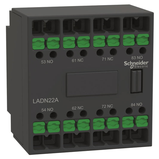 Schneider Hilfsschalterblock     LADN22A 2S+2Ö SnapIN Anschlussklemmen