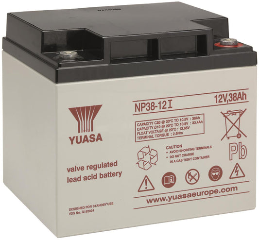 Yuasa Bleiakku 12V    YBL12/38I NP38-12I 38Ah M5 VDS wartungsfrei