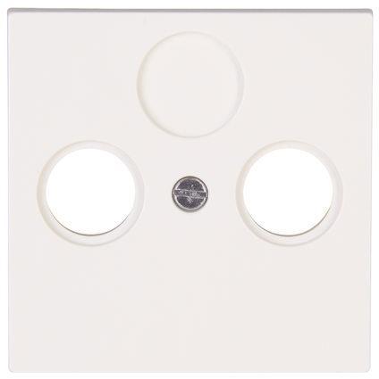 KOPP HK07 Koax Abdeckung       490929005     reinweiß   2fach