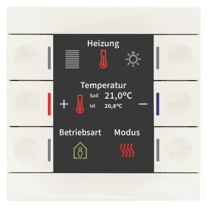MDT BE-TAS86T.02 Taster Smart 86         m.Farbdisplay+Temperatursensor Reinweiß