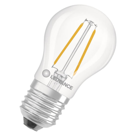 LEDV LED Tropfen 1-15W/827 136lm             E27 Filament klar 300°        EEK D