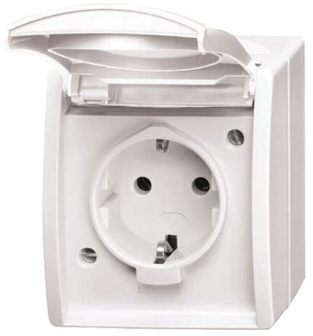 BJ APWG ocean AP Schuko          20EW-54   1fach alpinweiss