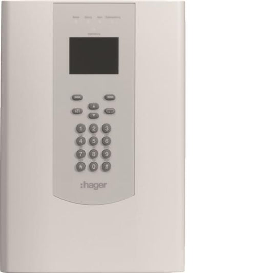 Hager BEKA Zentrale f.50 Funk-   RFZ050D Melder weiß