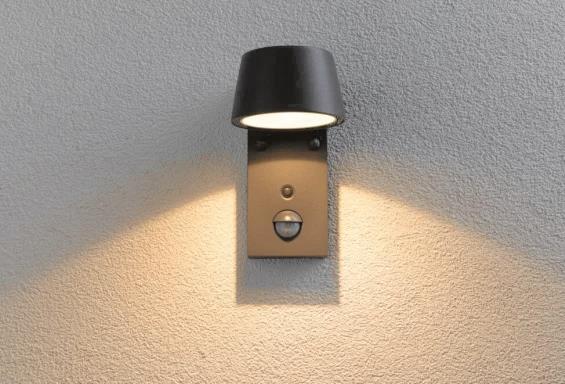 PAULM Wandleuchte Capea IP44 6W    94714  450lm 2200-3000K Alu anthrazit BWM