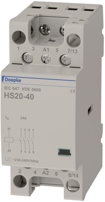 DOEP Inst.Schütz 4S 24A     HS20-40/230V **