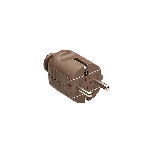 Bachmann Schukostecker zentral   910.470 braun