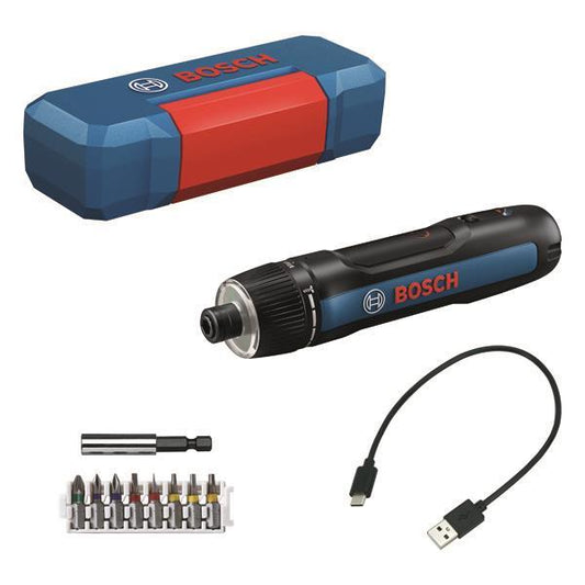 Bosch Akku-Schrauber GO 3 im Koffer          + 8-tlg.Schrauberbit-Set 06019H2201