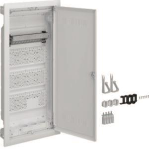 Hager Multimedia Volta HWV       VH48WWH 4reihig m.geschlitzter Kunststofftür