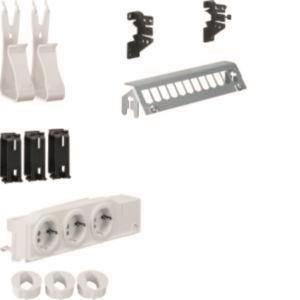Hager Multimedia Kit univers      UM00M2 m.3xSteckdose 12xPatchPanel o.RJ45