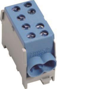 Hager Hauptleitungsabzweigklemme   KH35N 1polig 2x35-2x25qmm IP20 Farbe:Blau