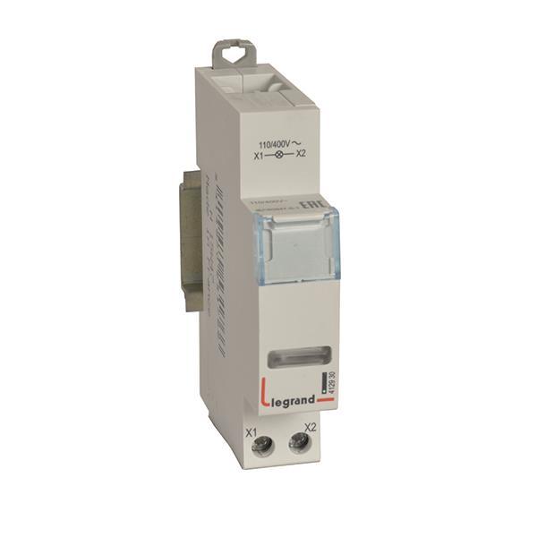 Legrand 412930 CX3 Meldeleuchte LED      1-fach farblos 110/400VAC 1TE