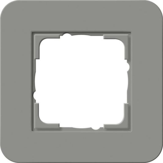 GIRA 0211423 Abdeckrahmen 1fach E3       Dunkelgrau/Anthrazit Soft-Touch