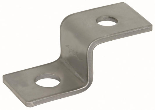 DEHN Endstück Z-Form m.je 1       390499 Bohrung D 10,5mm u. D 12,5mm NIRO