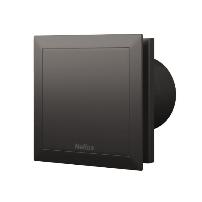 Helios Minivent DN100   M1/100 N/C black zweistufig m.Nachlauf black 40771