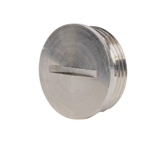 Plica Verschlussschraube  BLISTO M50 MS  Messing vernickelt 916707050 mit O-Ring