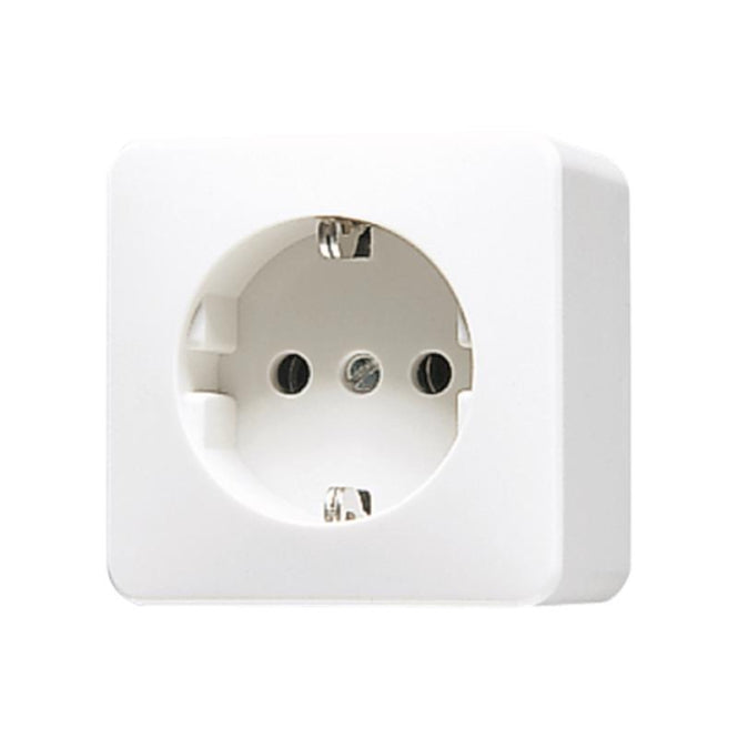 JG Schuko-Steckdose               620AWW   AP600 1-fach alpinweiss