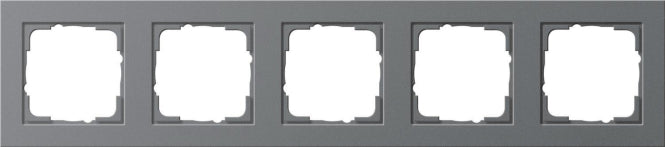 GIRA 021523 Abdeckrahmen 5fach E2        Anthrazit