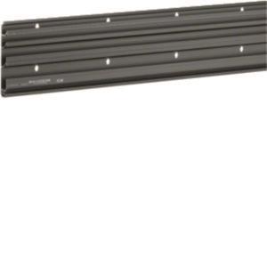 Hager Sockelleistenkanal-       SL201151 Unterteil 4Kammern PVC 20x115mm schwarz