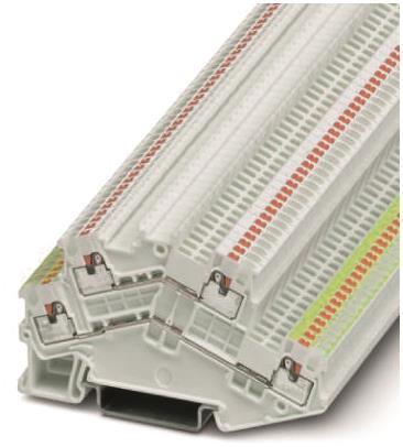 Phoenix 3214661  PTTBS-1,5/SWH/U-YE/O-WH Doppelstockklemme KNX weiß/gelb