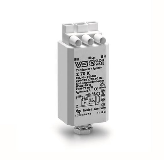 VOSS Elektr. Zündgerät Z70K       140481     f. HS 35/50/70W