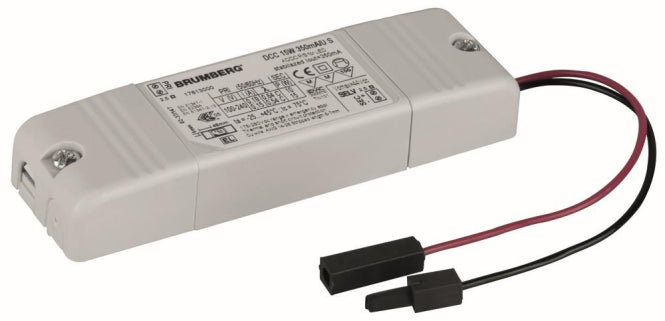 BRUM LED-Konverter 350mA 0-15W  17613000     Plug & Play 115x34x19mm