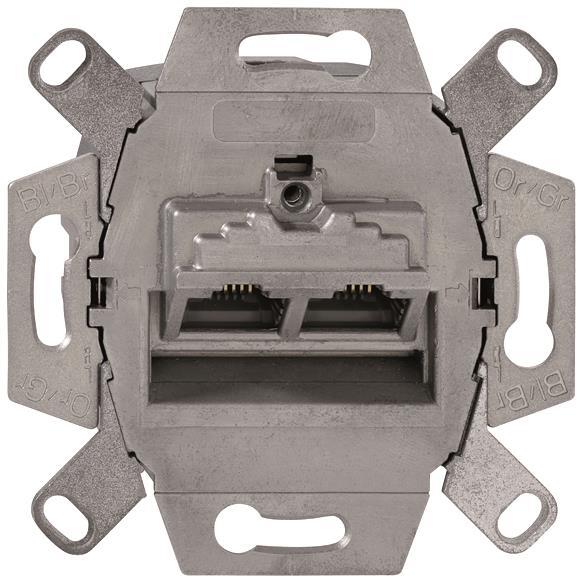 RB Anschlussdose UAE-Cat.6A iso-8/8 Up 0  2 fach RJ45 Up0