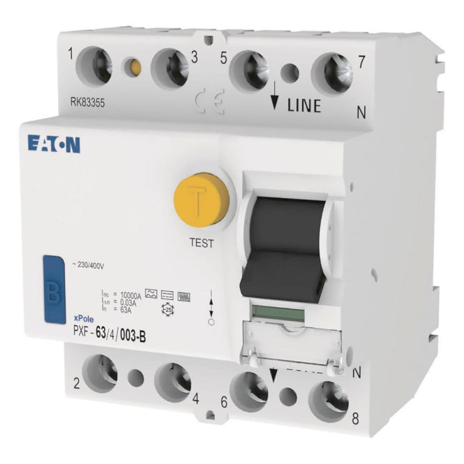 EATON PXF-63/4/003-B FI-Schalter, 300302 63A, 4p, 30mA, Typ B 300302